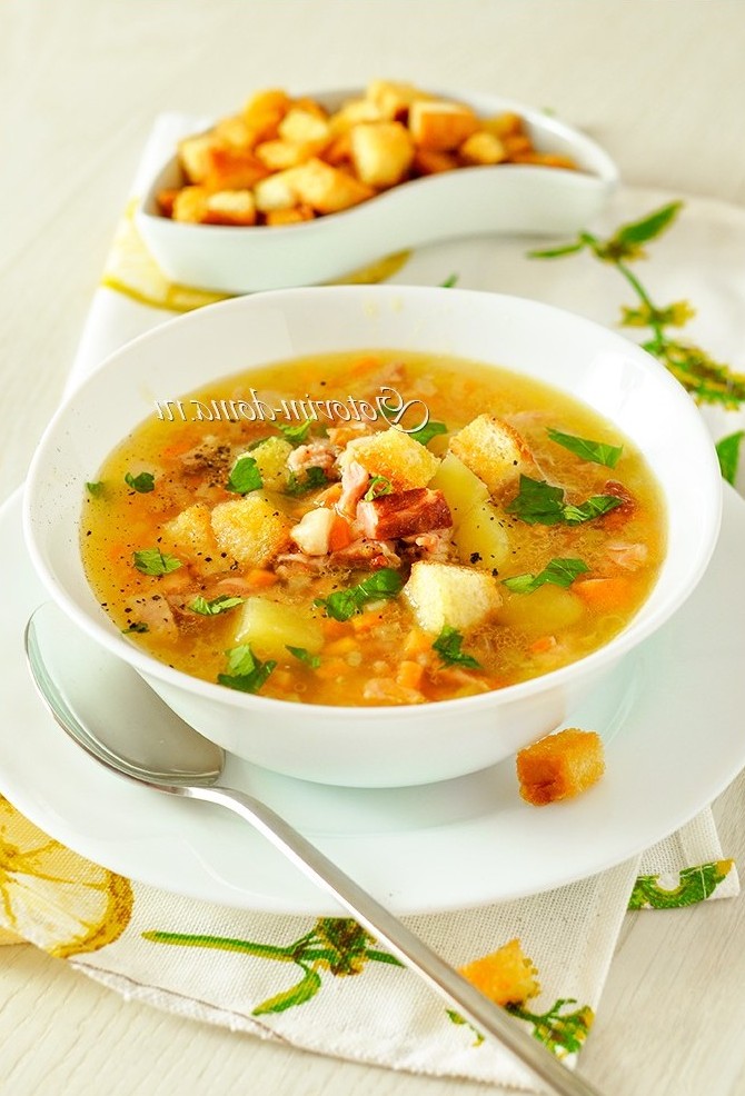 Гороховый суп, пошаговый рецепт с фото